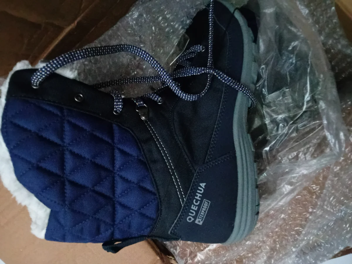 Decathlon Quechua Women's High Top Warm and Waterproof Hiking Shoes photo review