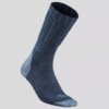 Woolen Winter Socks SH100 Mid - 2 Pairs Blue