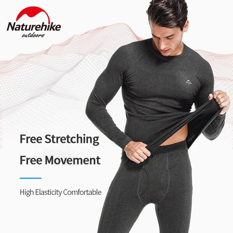 Naturehike Men's HeatMax Thermal Underwear Suit — Alpinist
