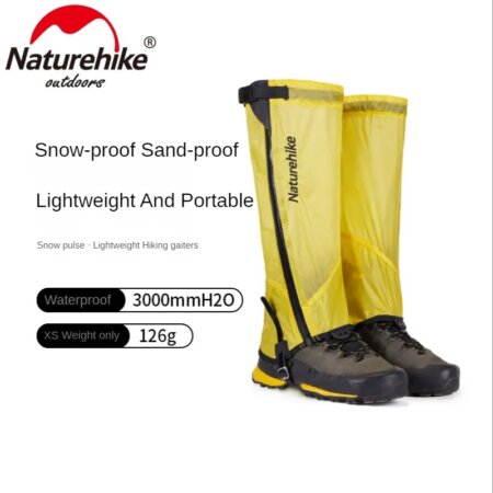 Naturehike Outdoor Unisex Anti Soil Ultralight Nylon Foot Snow Gaiters