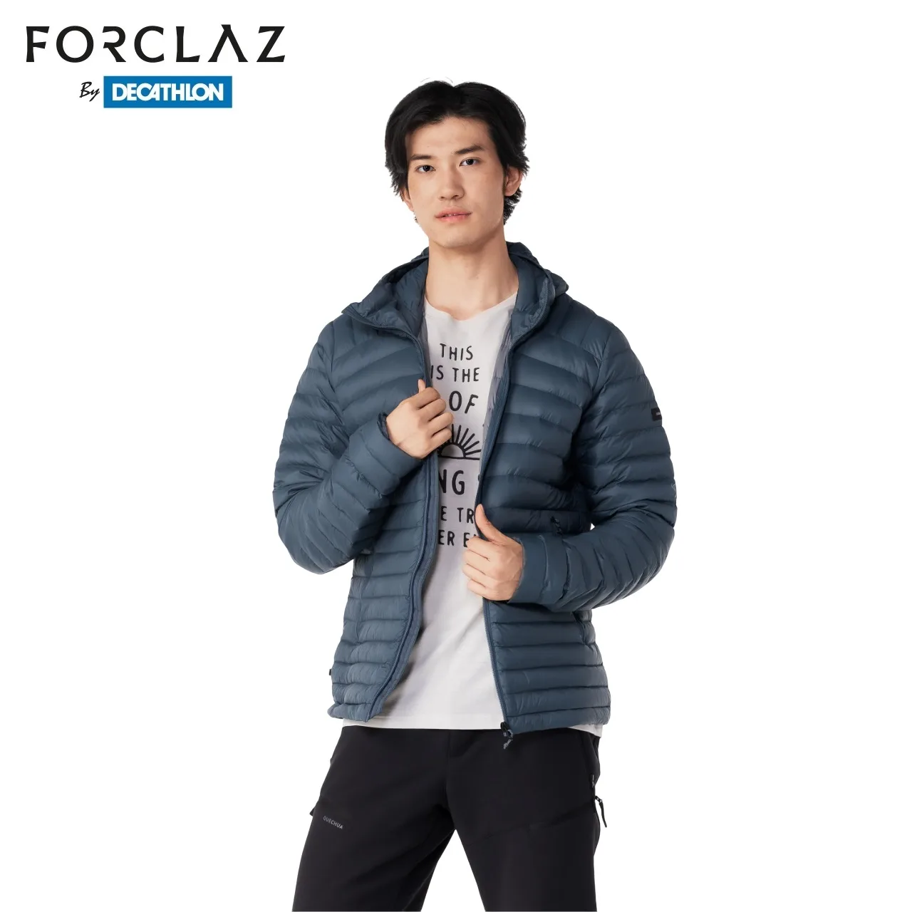 Decathlon TREK100 Mountaineering Down Insulated Jacket With Hoodie -5°C - Image 2