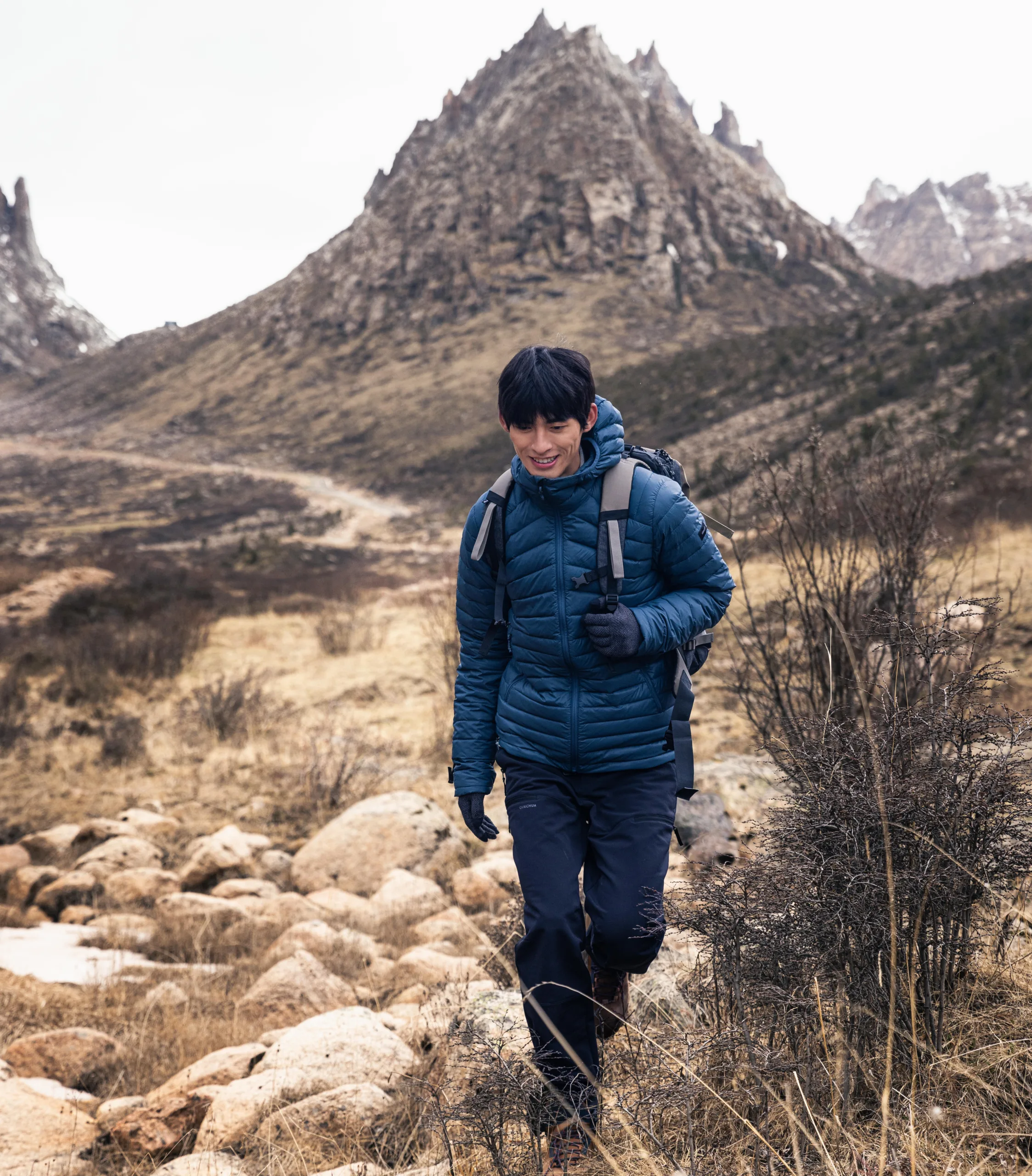 Decathlon TREK100 Mountaineering Down Insulated Jacket With Hoodie -5°C - Image 12