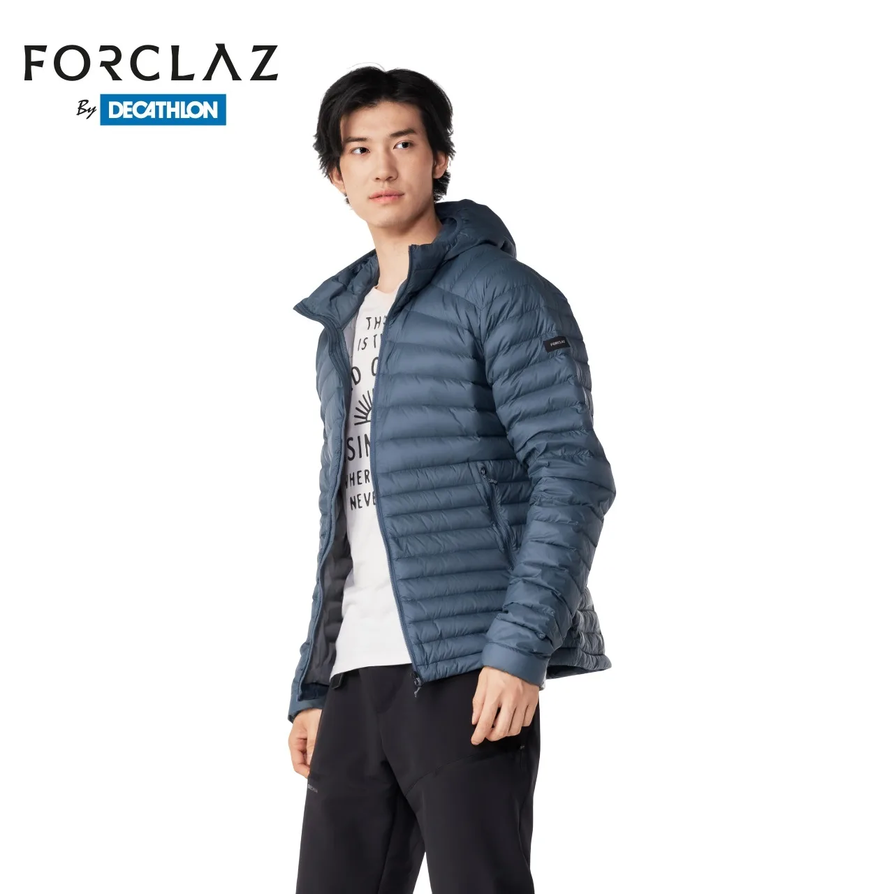 Decathlon TREK100 Mountaineering Down Insulated Jacket With Hoodie -5°C