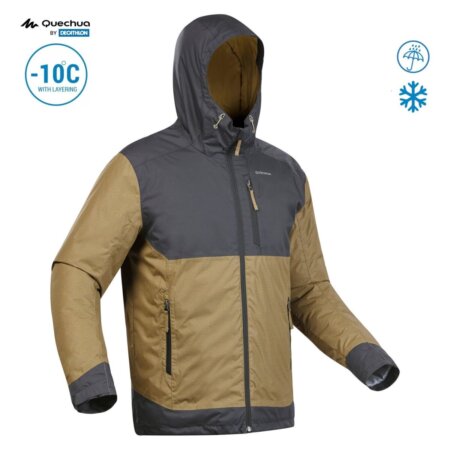 Decathlon Quechua SH100 Men's Winter Hiking Waterproof Thermal Jacket -10°C