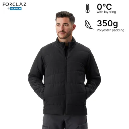 Decathlon FORCLAZ MT50 Men's Outdoor Stand Collar Padded Warm Jacket 0°C