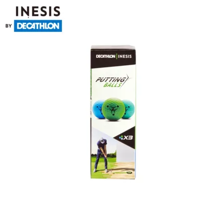 Decathlon INESIS Golf Putter Balls 3 Pack Blue-Green
