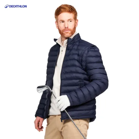 Decathlon INESIS Men's Golf Long Sleeved Down Jacket - CW900 Heatflex Dark-Blue