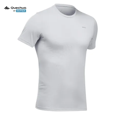 Decathlon Quechua MH100 Men's Hiking Synthetic Short-Sleeved T-Shirt