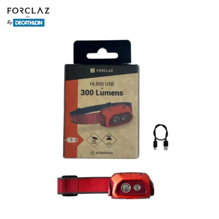 Decathlon FORCLAZ HL500 Outdoor Headlight 300Lumens (Rechargeable)