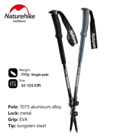 Naturehike- ST03-Hiking-Stick-Aluminum-Alloy