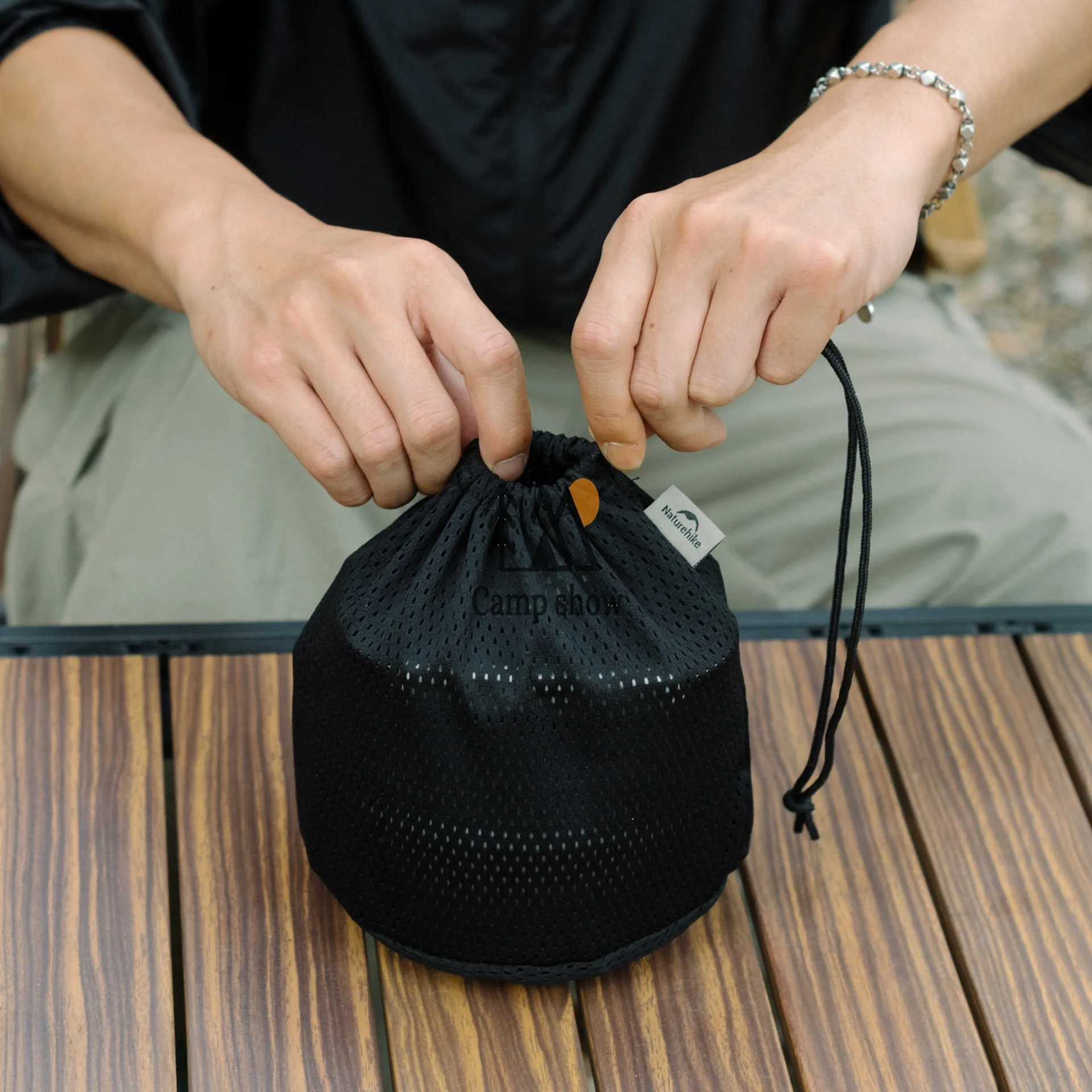 Naturehike Outdoor Camping Portable Aluminum Alloy 1.4L Kettle with Stainless Steel 150ml Capacity Cups - Image 8