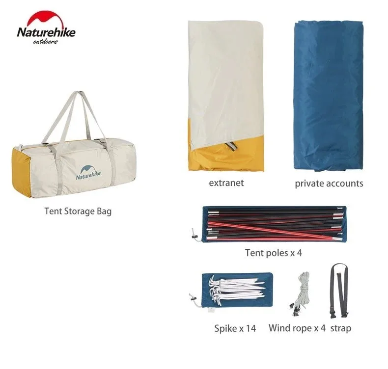 Naturehike Outdoor 2Persons Yunchuan Cloud-Creek Pro Ultralight Free standing Tent - Image 10